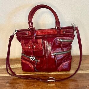 Brighton Pap Kaelan Patent Leather Bag/ Crossbody
